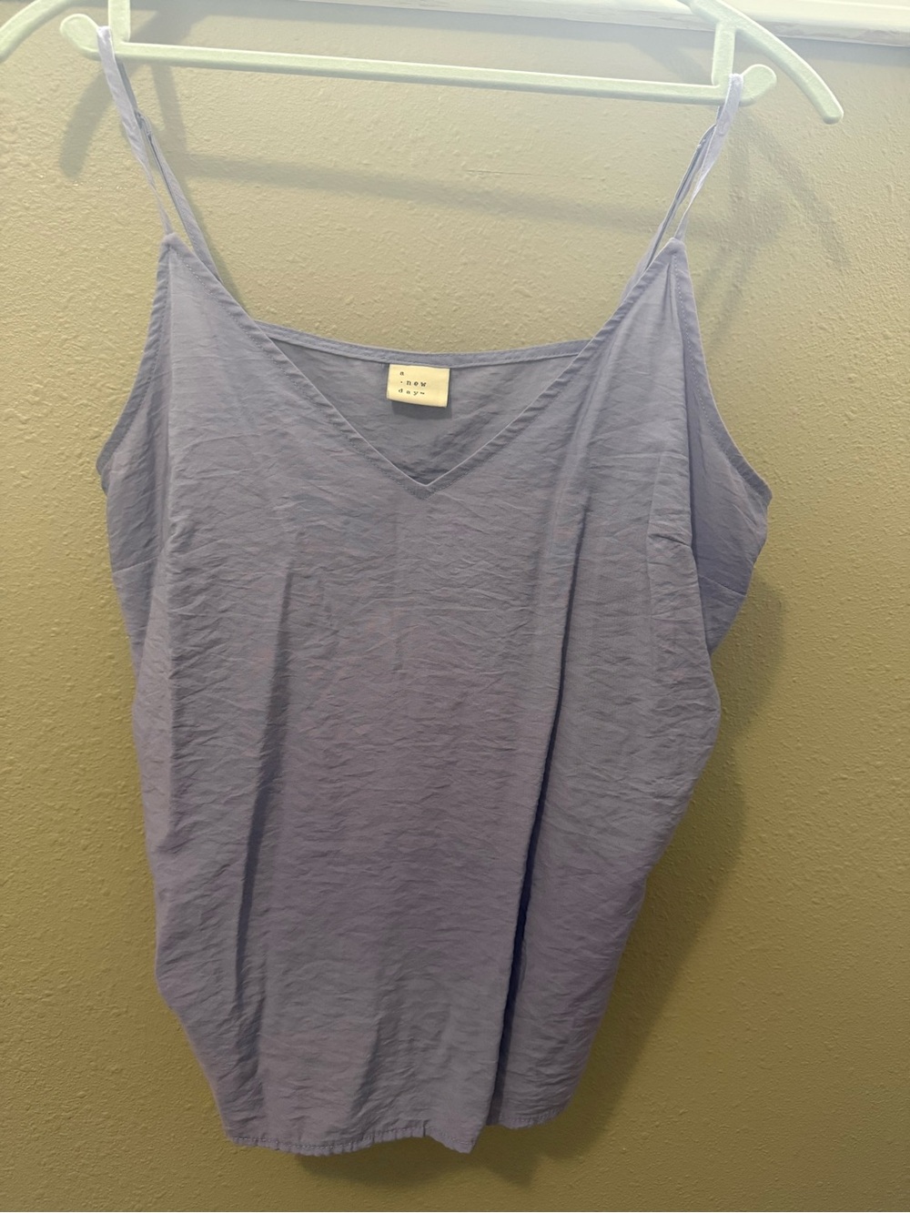 Lavender V-Neck Camisole Tank Top